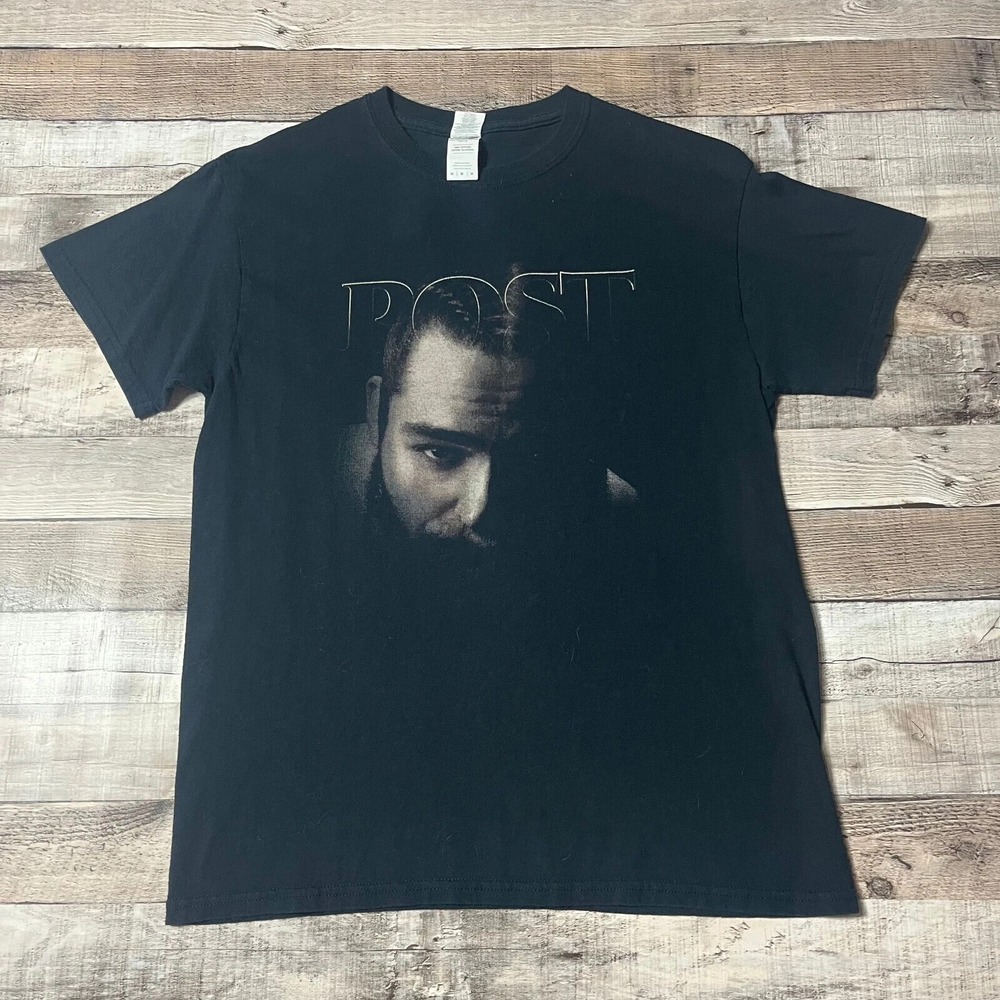 Post Malone Shirt Adult Medium Black Welcome To the Zoo Tour Posty White Iverson